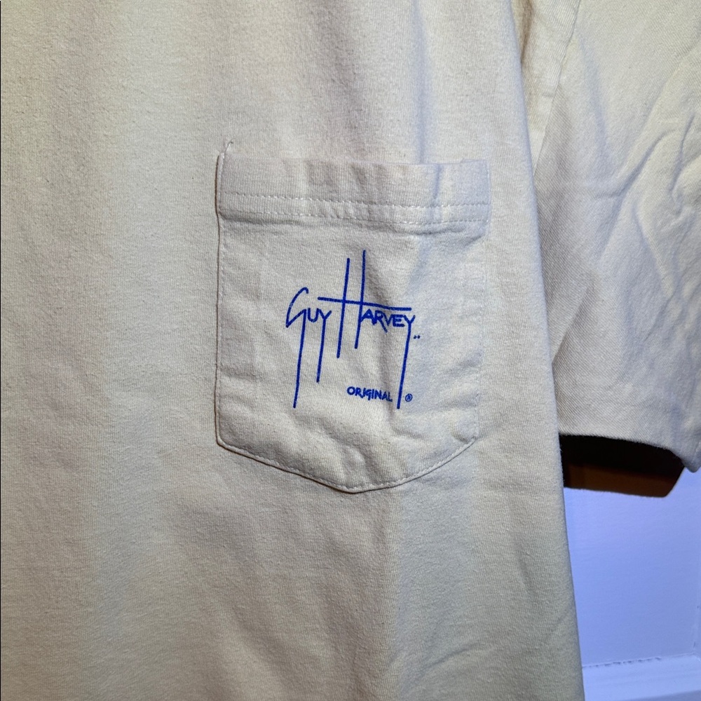 Guy Harvey Yellow Ocean Fish Tee - Picture 3 of 6